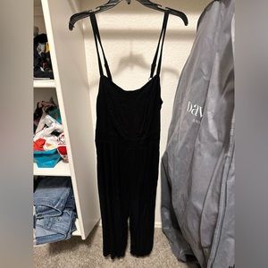 Black Torrid Jumpsuit with Thin Straps and Loose Pant Legs Size Double 00!